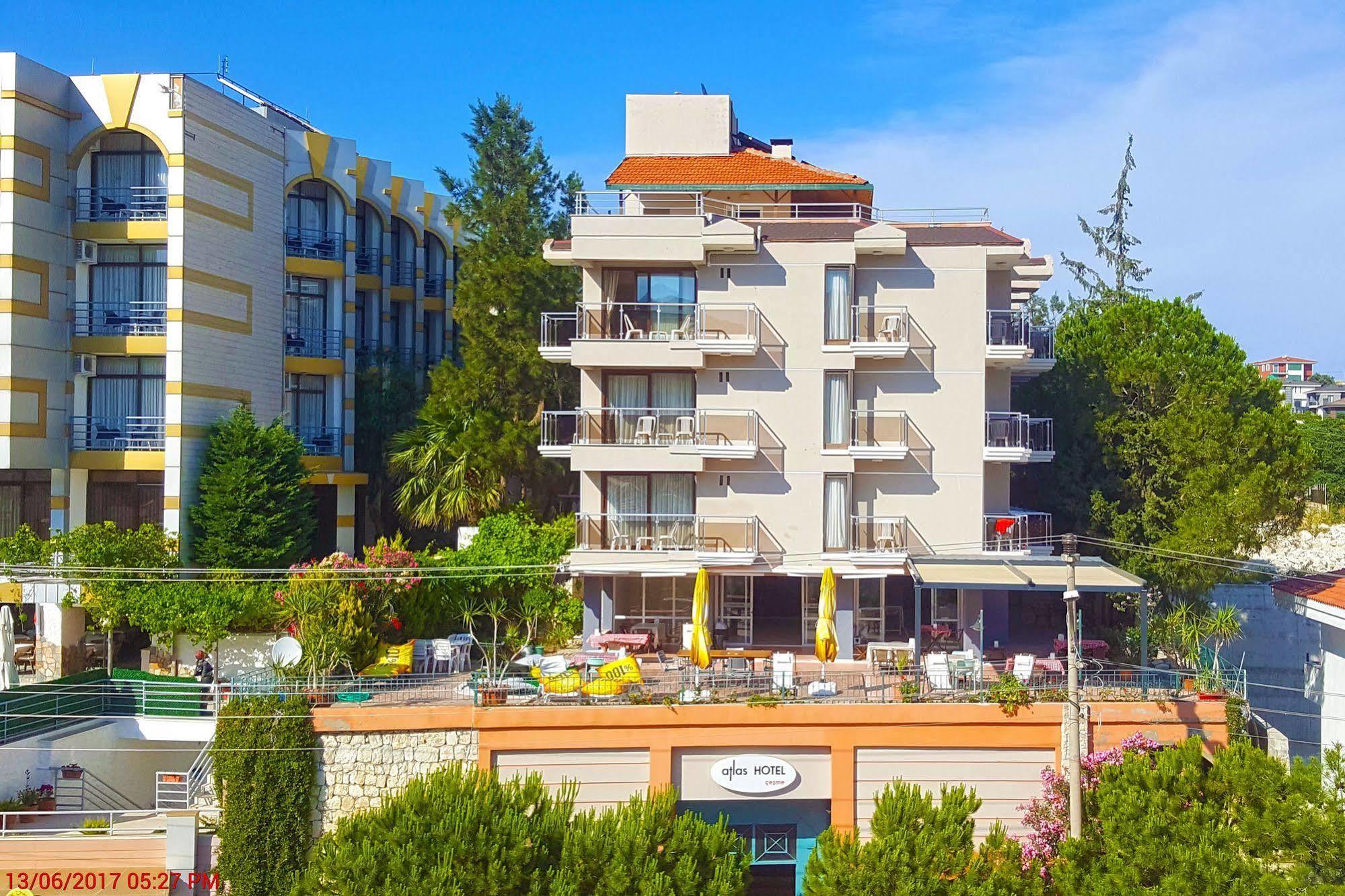 Atlas Apart Hotel Çeşme Exterior foto