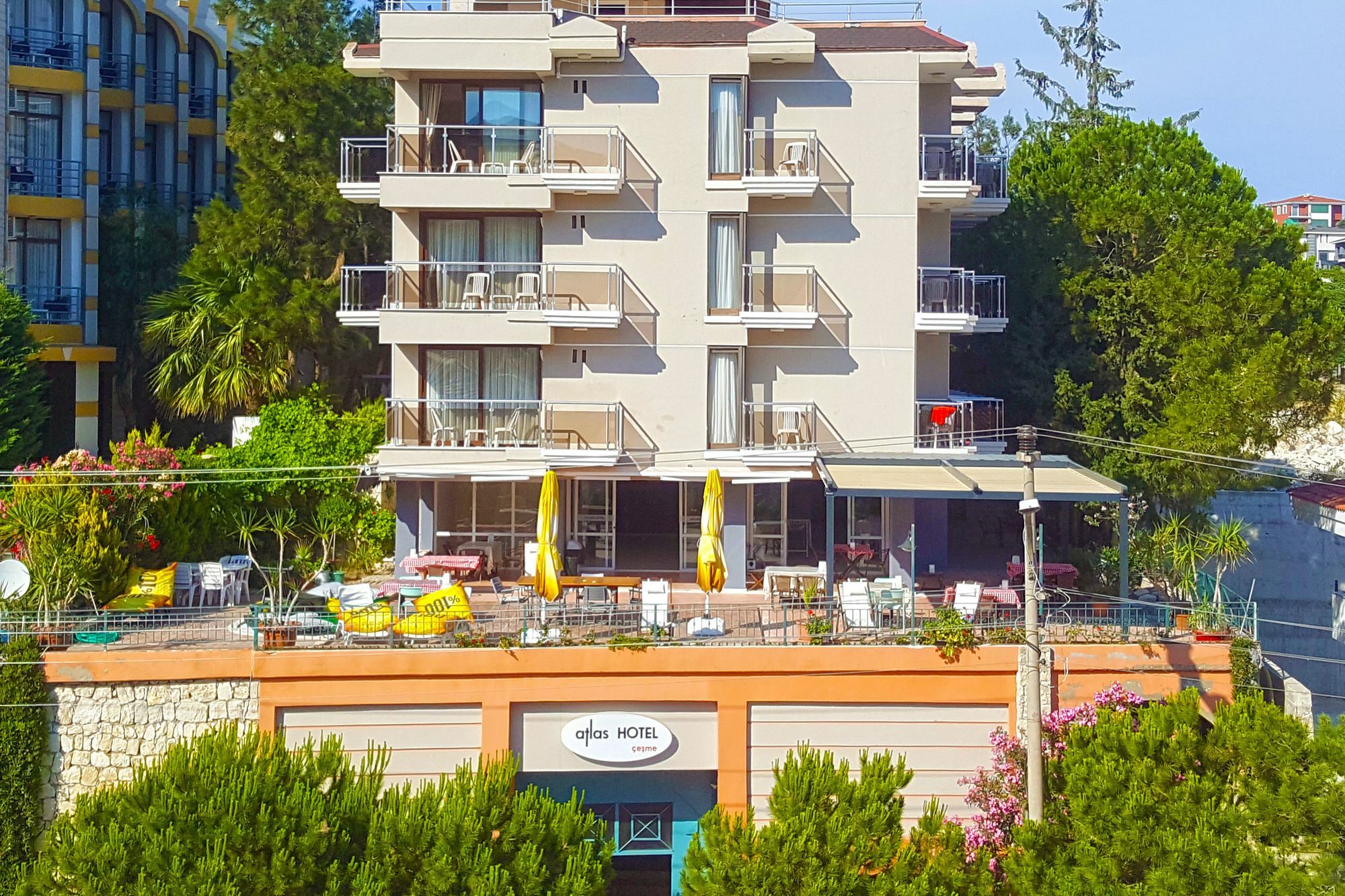 Atlas Apart Hotel Çeşme Exterior foto